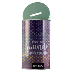 Lata alcancia *Crea un mundo fascinante*